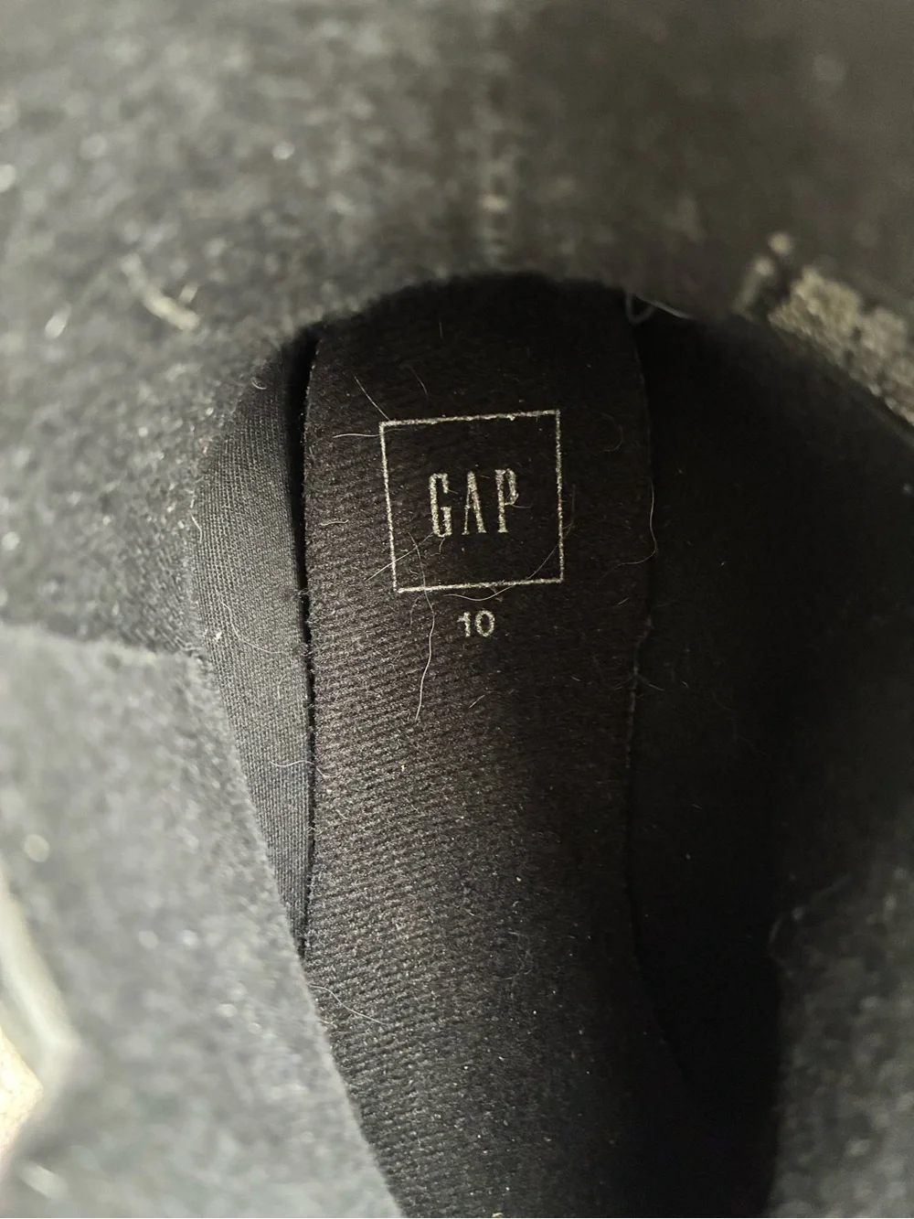 Gap Black Chelsea-Style Rain Ankle Boots